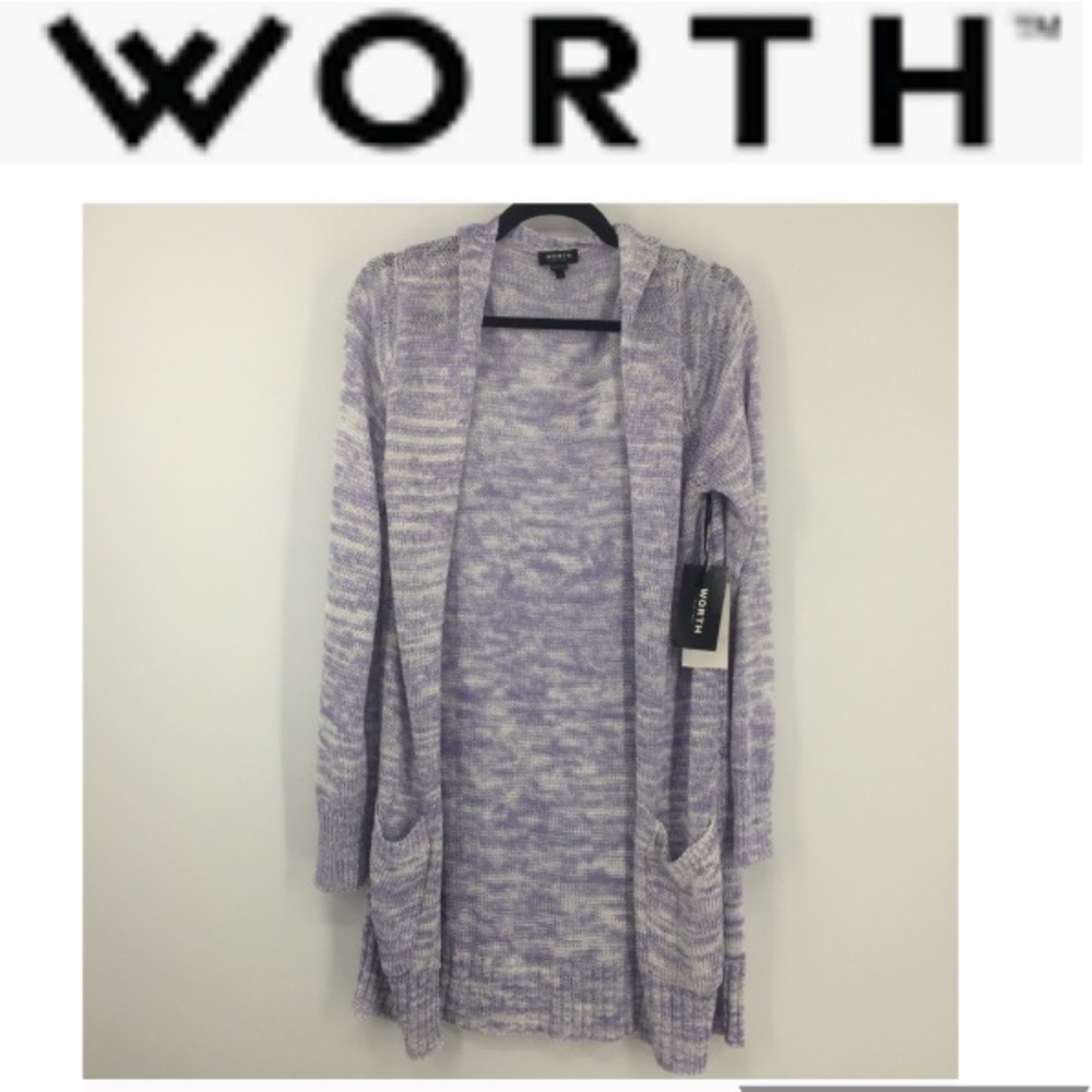 NEW WORTH New York HYACINTH PRINTED LONG CARDIGAN